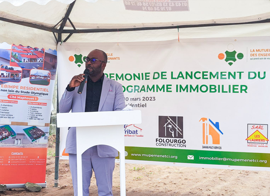 Cérémonie officielle de lancement du programme immobilier de la MUPEMENET